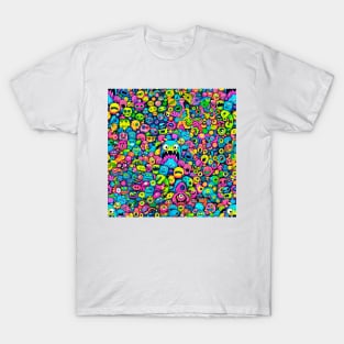 Colorful Monster Pattern design #1 T-Shirt